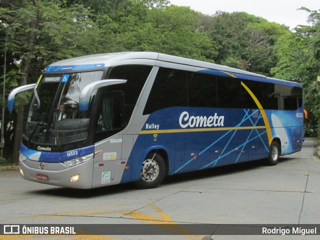 Viação Cometa 18533 na cidade de São Paulo, São Paulo, Brasil, por Rodrigo Miguel. ID da foto: 11543646.