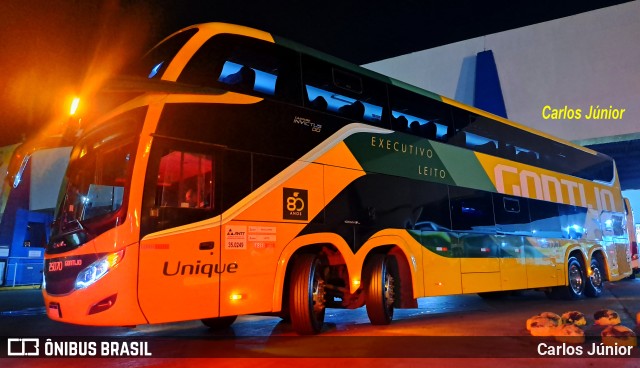 Empresa Gontijo de Transportes 25070 na cidade de Goiânia, Goiás, Brasil, por Carlos Júnior. ID da foto: 11543347.