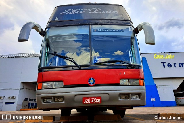 Expresso São Luiz 7260 na cidade de Goiânia, Goiás, Brasil, por Carlos Júnior. ID da foto: 11543373.