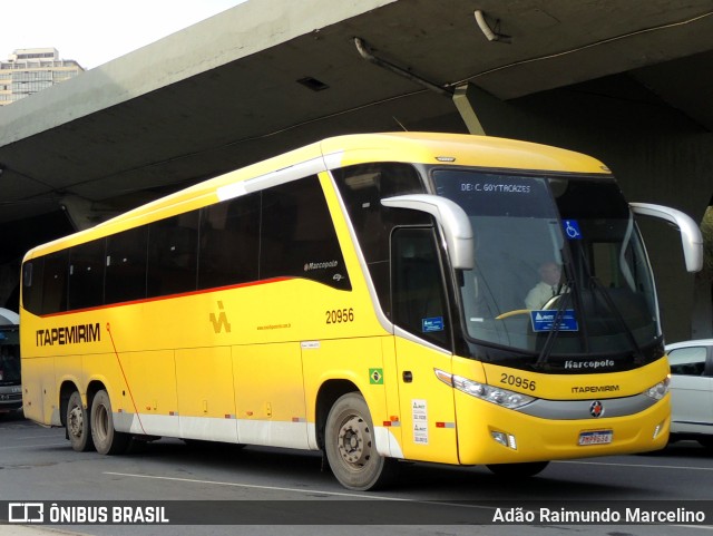 Viação Nova Itapemirim 20956 na cidade de Belo Horizonte, Minas Gerais, Brasil, por Adão Raimundo Marcelino. ID da foto: 11547931.