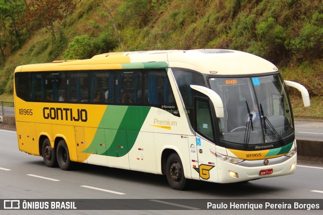 Empresa Gontijo de Transportes 18965 na cidade de Piraí, Rio de Janeiro, Brasil, por Paulo Henrique Pereira Borges. Número da foto: #11547499.