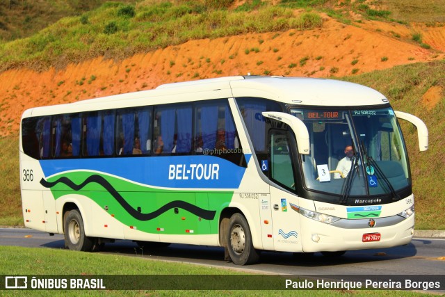 Bel-Tour Transportes e Turismo 366 na cidade de Aparecida, São Paulo, Brasil, por Paulo Henrique Pereira Borges. Número da foto: #11547567.
