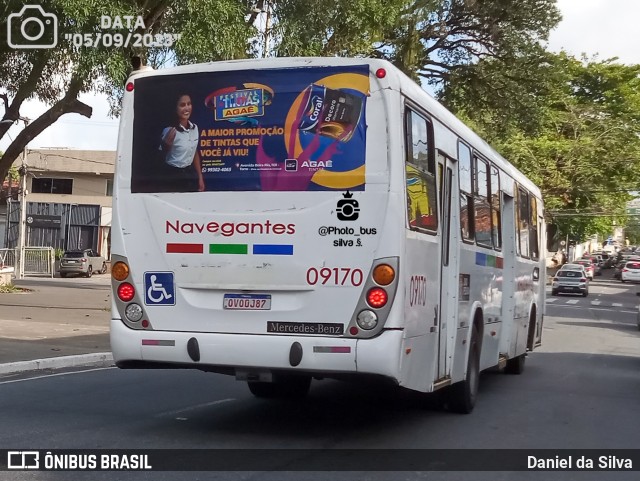 Consórcio Navegantes - 09  > Empresa de Transportes Nossa Senhora Aparecida > Empresa de Transportes Marcos da Silva 09170 na cidade de João Pessoa, Paraíba, Brasil, por Daniel da Silva. Número da foto: #11545743.