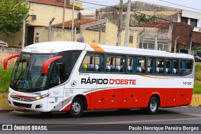 Rápido D´Oeste 14150 na cidade de Ribeirão Preto, São Paulo, Brasil, por Paulo Henrique Pereira Borges. Número da foto: #11547541.