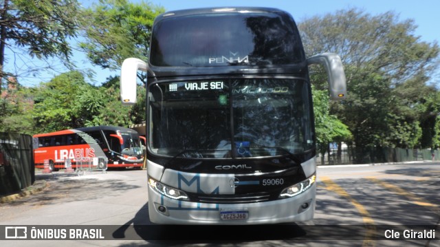 Empresa de Ônibus Nossa Senhora da Penha 59060 na cidade de São Paulo, São Paulo, Brasil, por Cle Giraldi. ID da foto: 11546119.