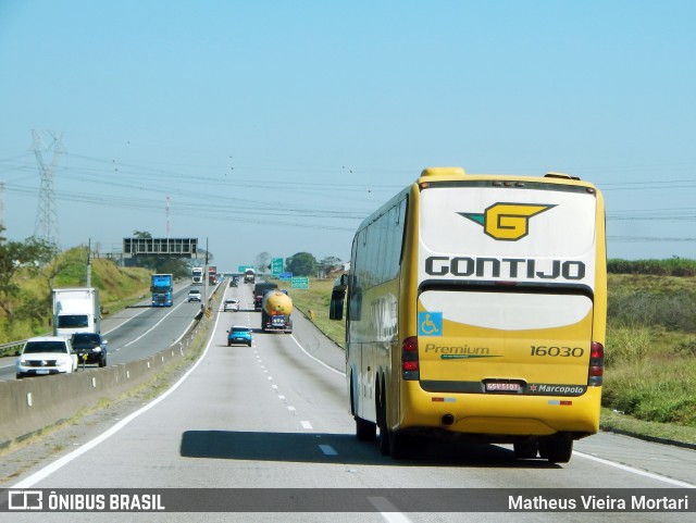 Empresa Gontijo de Transportes 16030 na cidade de Lorena, São Paulo, Brasil, por Matheus Vieira Mortari. Número da foto: #11546614.
