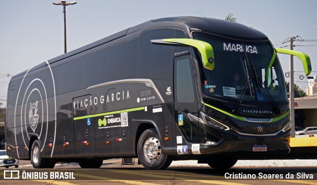 Viação Garcia 82309 na cidade de Londrina, Paraná, Brasil, por Cristiano Soares da Silva. Número da foto: #11547469.