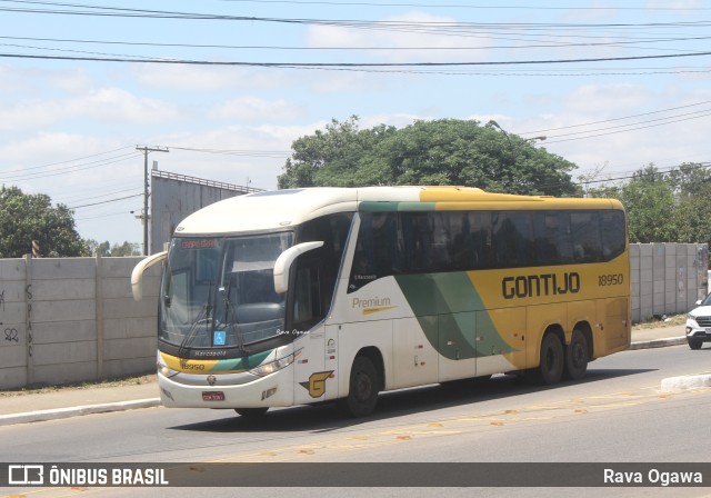 Empresa Gontijo de Transportes 18950 na cidade de Vitória da Conquista, Bahia, Brasil, por Rava Ogawa. ID da foto: 11546673.