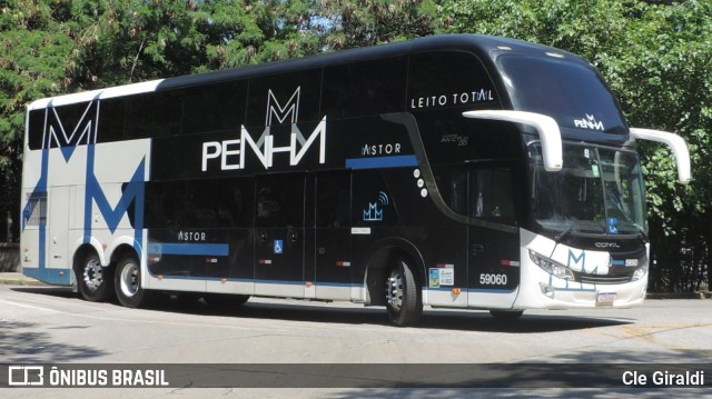 Empresa de Ônibus Nossa Senhora da Penha 59060 na cidade de São Paulo, São Paulo, Brasil, por Cle Giraldi. ID da foto: 11546122.