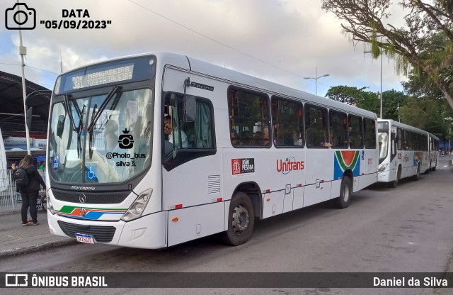 Consórcio Unitrans - 07 > Transnacional 07070 na cidade de João Pessoa, Paraíba, Brasil, por Daniel da Silva. ID da foto: 11545654.