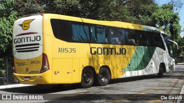 Empresa Gontijo de Transportes 18535 na cidade de São Paulo, São Paulo, Brasil, por Cle Giraldi. ID da foto: 11548652.