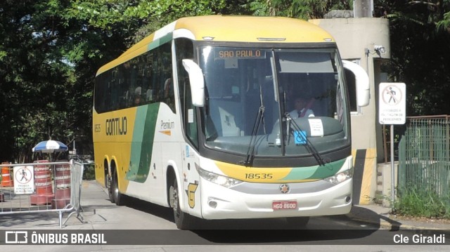 Empresa Gontijo de Transportes 18535 na cidade de São Paulo, São Paulo, Brasil, por Cle Giraldi. ID da foto: 11548658.