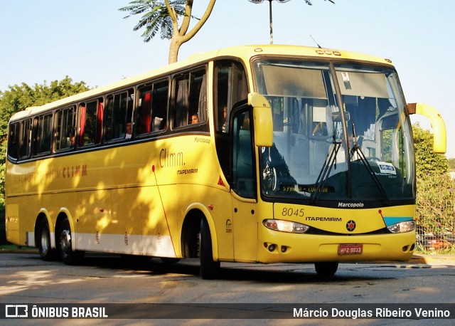 Viação Itapemirim 8045 na cidade de São Paulo, São Paulo, Brasil, por Márcio Douglas Ribeiro Venino. ID da foto: 11550881.