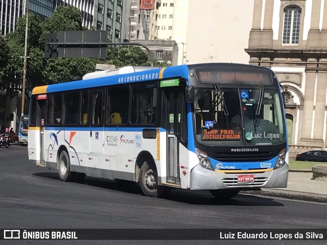 Transportes Futuro C30349 na cidade de Rio de Janeiro, Rio de Janeiro, Brasil, por Luiz Eduardo Lopes da Silva. ID da foto: 11550815.