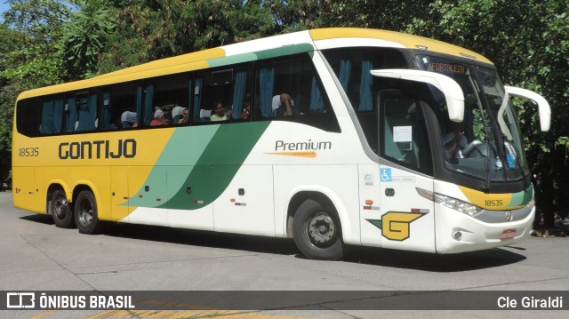 Empresa Gontijo de Transportes 18535 na cidade de São Paulo, São Paulo, Brasil, por Cle Giraldi. ID da foto: 11548655.