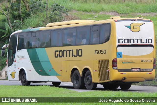 Empresa Gontijo de Transportes 16050 na cidade de Barra do Piraí, Rio de Janeiro, Brasil, por José Augusto de Souza Oliveira. ID da foto: 11550766.