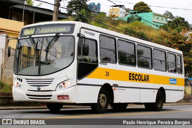 Viação Santa Edwiges e Turismo 20 na cidade de Barra do Piraí, Rio de Janeiro, Brasil, por Paulo Henrique Pereira Borges. Número da foto: #11549105.