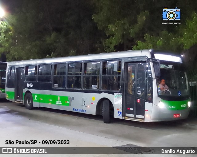 Viação Santa Brígida 1 0424 na cidade de São Paulo, São Paulo, Brasil, por Danilo Augusto. Número da foto: #11550097.