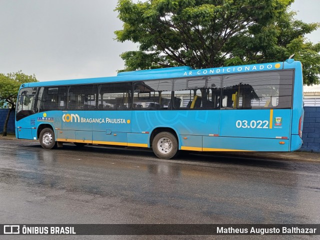 JTP Transportes - COM Bragança Paulista 03.022 na cidade de Bragança Paulista, São Paulo, Brasil, por Matheus Augusto Balthazar. Número da foto: #11548528.