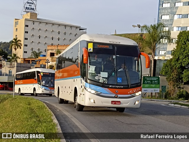 Viação Vale do Tietê 832 na cidade de Aparecida, São Paulo, Brasil, por Rafael Ferreira Lopes. Número da foto: #11551018.