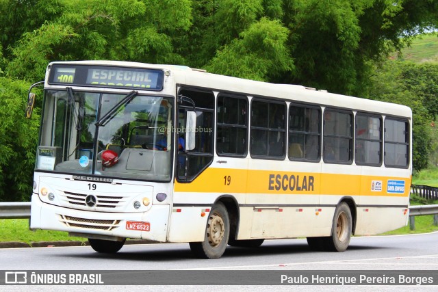 Viação Santa Edwiges e Turismo 19 na cidade de Barra do Piraí, Rio de Janeiro, Brasil, por Paulo Henrique Pereira Borges. ID da foto: 11549098.