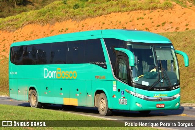 Dom Bosco Turismo e Transportes RJ 551.003 na cidade de Aparecida, São Paulo, Brasil, por Paulo Henrique Pereira Borges. ID da foto: 11549092.