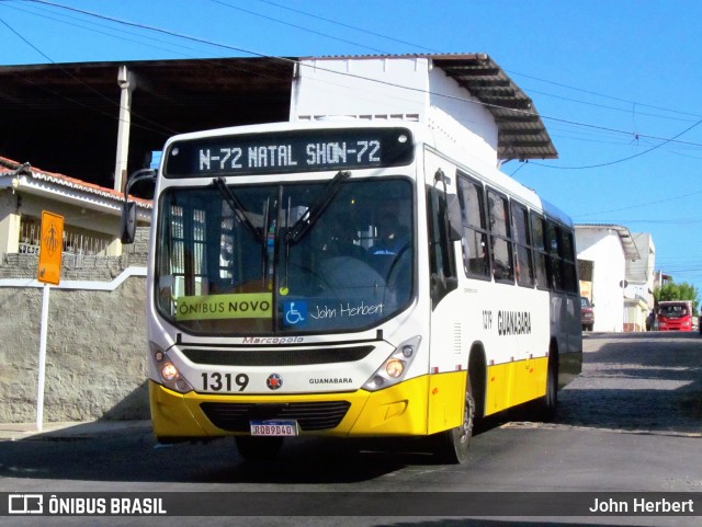 Transportes Guanabara 1319 na cidade de Natal, Rio Grande do Norte, Brasil, por John Herbert. ID da foto: 11551508.