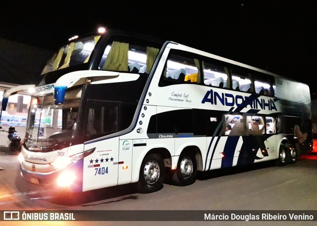 Empresa de Transportes Andorinha 7404 na cidade de Ladário, Mato Grosso do Sul, Brasil, por Márcio Douglas Ribeiro Venino. ID da foto: 11553810.