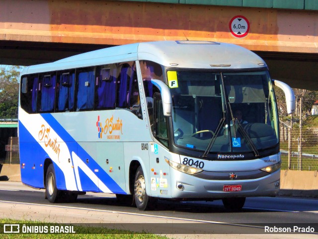 D'Santur Transporte & Turismo 8040 na cidade de São José dos Campos, São Paulo, Brasil, por Robson Prado. Número da foto: #11553882.