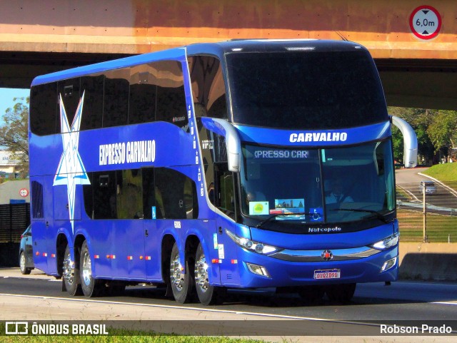 Expresso Carvalho 6411 na cidade de São José dos Campos, São Paulo, Brasil, por Robson Prado. ID da foto: 11553850.