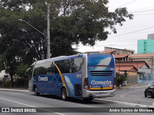 Viação Cometa 11513 na cidade de São Paulo, São Paulo, Brasil, por Andre Santos de Moraes. ID da foto: 11552176.