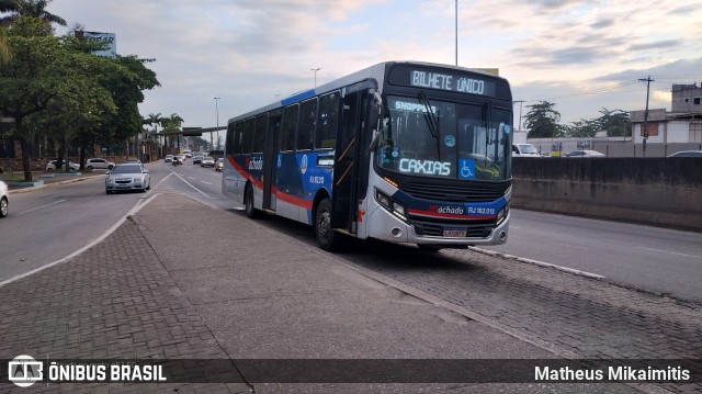 Transportes Machado RJ 162.013 na cidade de Duque de Caxias, Rio de Janeiro, Brasil, por Matheus Mikaimitis . ID da foto: 11551511.