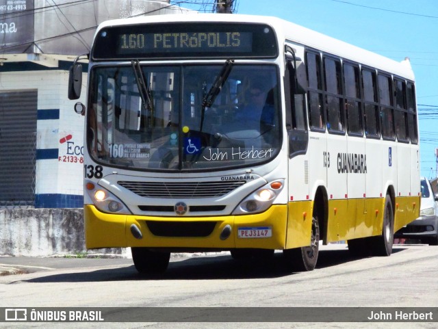 Transportes Guanabara 138 na cidade de Natal, Rio Grande do Norte, Brasil, por John Herbert. ID da foto: 11551509.