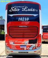 Expresso São Luiz 10210 na cidade de Goiânia, Goiás, Brasil, por Carlos Júnior. Número da foto: #:id.