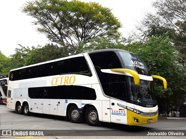 Viação Cetro 25025 na cidade de São Paulo, São Paulo, Brasil, por Josivaldo Oliveira. ID da foto: 11504825.