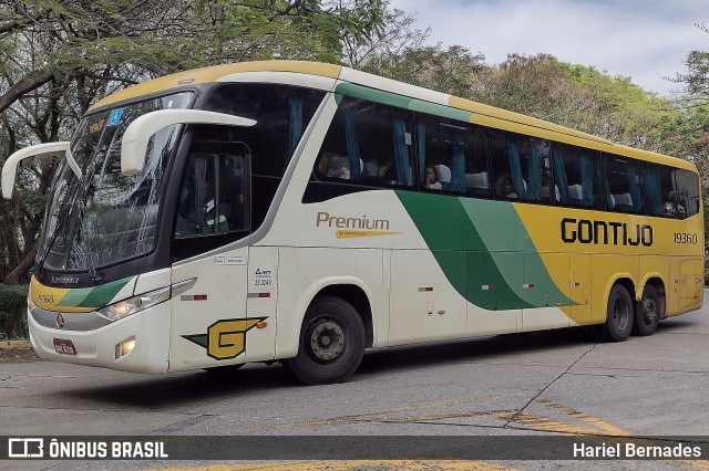 Empresa Gontijo de Transportes 19360 na cidade de São Paulo, São Paulo, Brasil, por Hariel Bernades. ID da foto: 11503774.