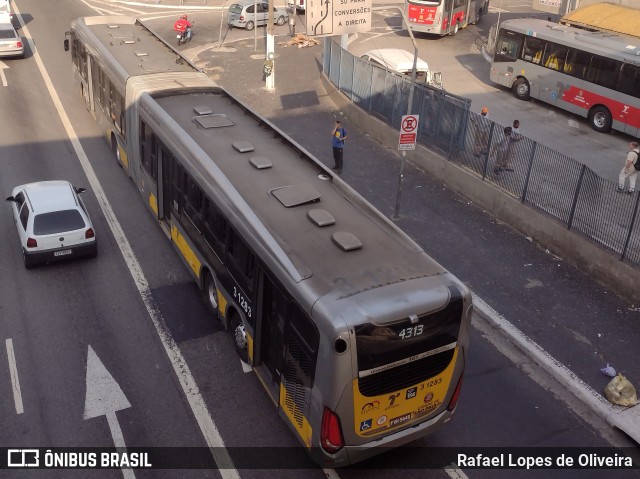 Viação Metrópole Paulista - Zona Leste 3 1283 na cidade de São Paulo, São Paulo, Brasil, por Rafael Lopes de Oliveira. Número da foto: #11504527.