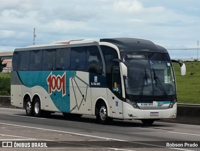 Auto Viação 1001 RJ 108.1093 na cidade de São José dos Campos, São Paulo, Brasil, por Robson Prado. ID da foto: 11503204.