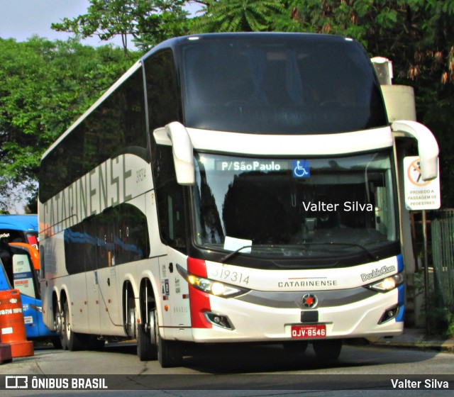 Auto Viação Catarinense 319314 na cidade de São Paulo, São Paulo, Brasil, por Valter Silva. Número da foto: #11503820.