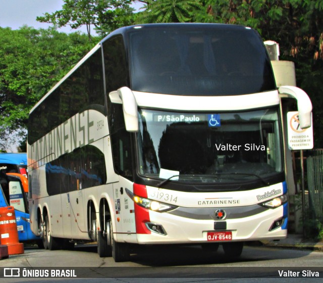 Auto Viação Catarinense 319314 na cidade de São Paulo, São Paulo, Brasil, por Valter Silva. ID da foto: 11503820.