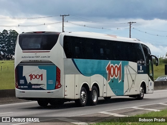 Auto Viação 1001 RJ 108.1093 na cidade de São José dos Campos, São Paulo, Brasil, por Robson Prado. ID da foto: 11503205.