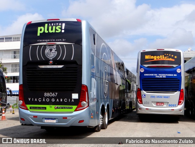 Viação Garcia 88067 na cidade de Balneário Camboriú, Santa Catarina, Brasil, por Fabricio do Nascimento Zulato. Número da foto: #11556696.