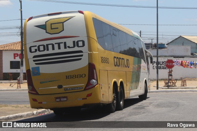 Empresa Gontijo de Transportes 18880 na cidade de Vitória da Conquista, Bahia, Brasil, por Rava Ogawa. ID da foto: 11555239.