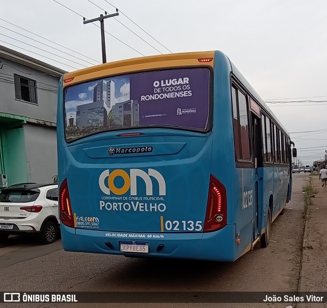 JTP Transportes - COM Porto Velho 02.135 na cidade de Porto Velho, Rondônia, Brasil, por João Sales Vitor. Número da foto: #11554827.