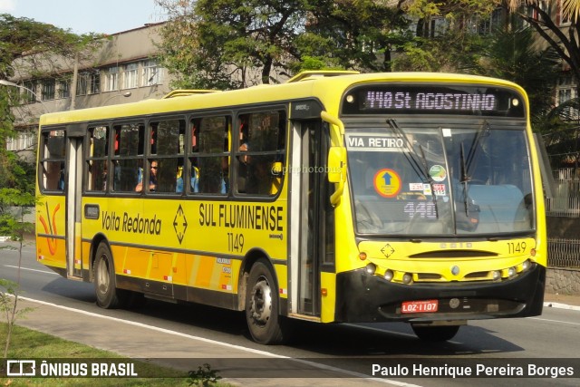 Viação Sul Fluminense 1149 na cidade de Volta Redonda, Rio de Janeiro, Brasil, por Paulo Henrique Pereira Borges. Número da foto: #11556364.