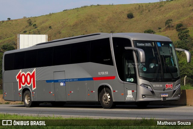 Auto Viação 1001 RJ 108.158 na cidade de Aparecida, São Paulo, Brasil, por Matheus Souza. Número da foto: #11556674.