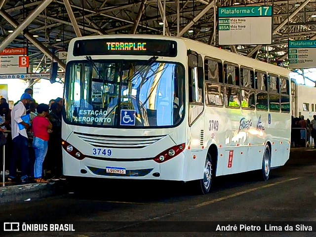 Expresso Vitória Bahia 3749 na cidade de Lauro de Freitas, Bahia, Brasil, por André Pietro  Lima da Silva. ID da foto: 11554614.