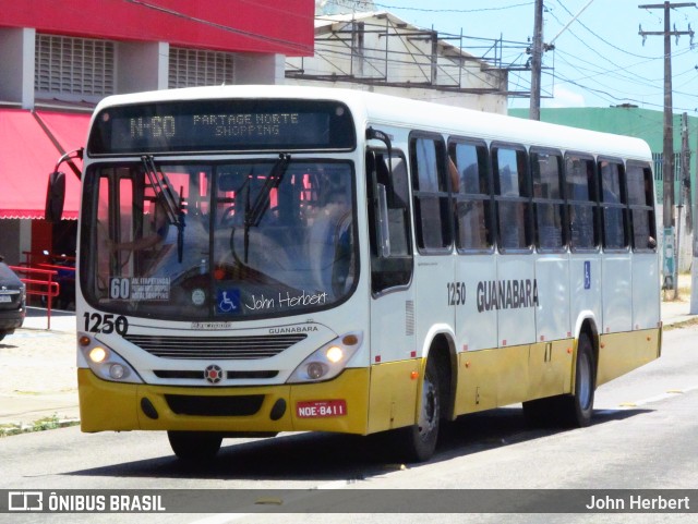 Transportes Guanabara 1250 na cidade de Natal, Rio Grande do Norte, Brasil, por John Herbert. ID da foto: 11555440.