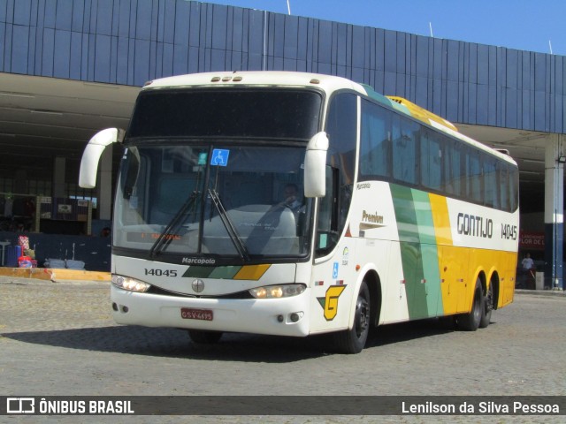 Empresa Gontijo de Transportes 14045 na cidade de Caruaru, Pernambuco, Brasil, por Lenilson da Silva Pessoa. ID da foto: 11556475.