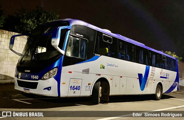 Vision Bus - Viação Vicentini 1640 na cidade de Hortolândia, São Paulo, Brasil, por Eder  Simoes Rodrigues. Número da foto: #11554840.